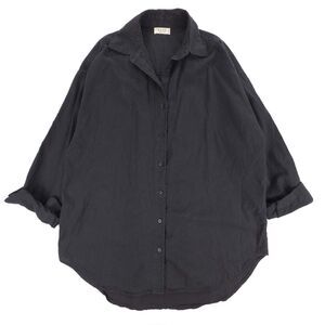 CHARLIE HOLIDAY Hemp Organic Cotton Long Sleeve Shirt Tunic Minimal Lagenlook